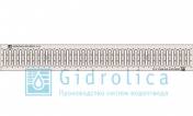 Решётка водоприёмная Gidrolica®Standart РВ-10.13,6.100 штампованная стальная оцинкованная с отверстиями для крепления, кл. А15