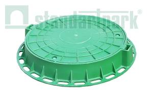 Люк пластиковый ГОСТ 3634-99 D800 (зеленый)