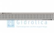 Решётка водоприёмная Gidrolica®Standart РВ-10.13,6.100 штампованная стальная нержавеющая, кл. А15