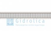 Решётка водоприёмная Gidrolica®Standart РВ-10.13,6.100 ячеистая стальная оцинкованная, кл. С250