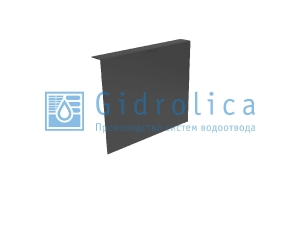 Перегородка-сифон для дождеприемника Gidrolica Point ДП 40.40 - пластиковый